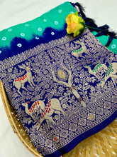 Imposing Kanjivaram Silk Saree Blue Color Saree